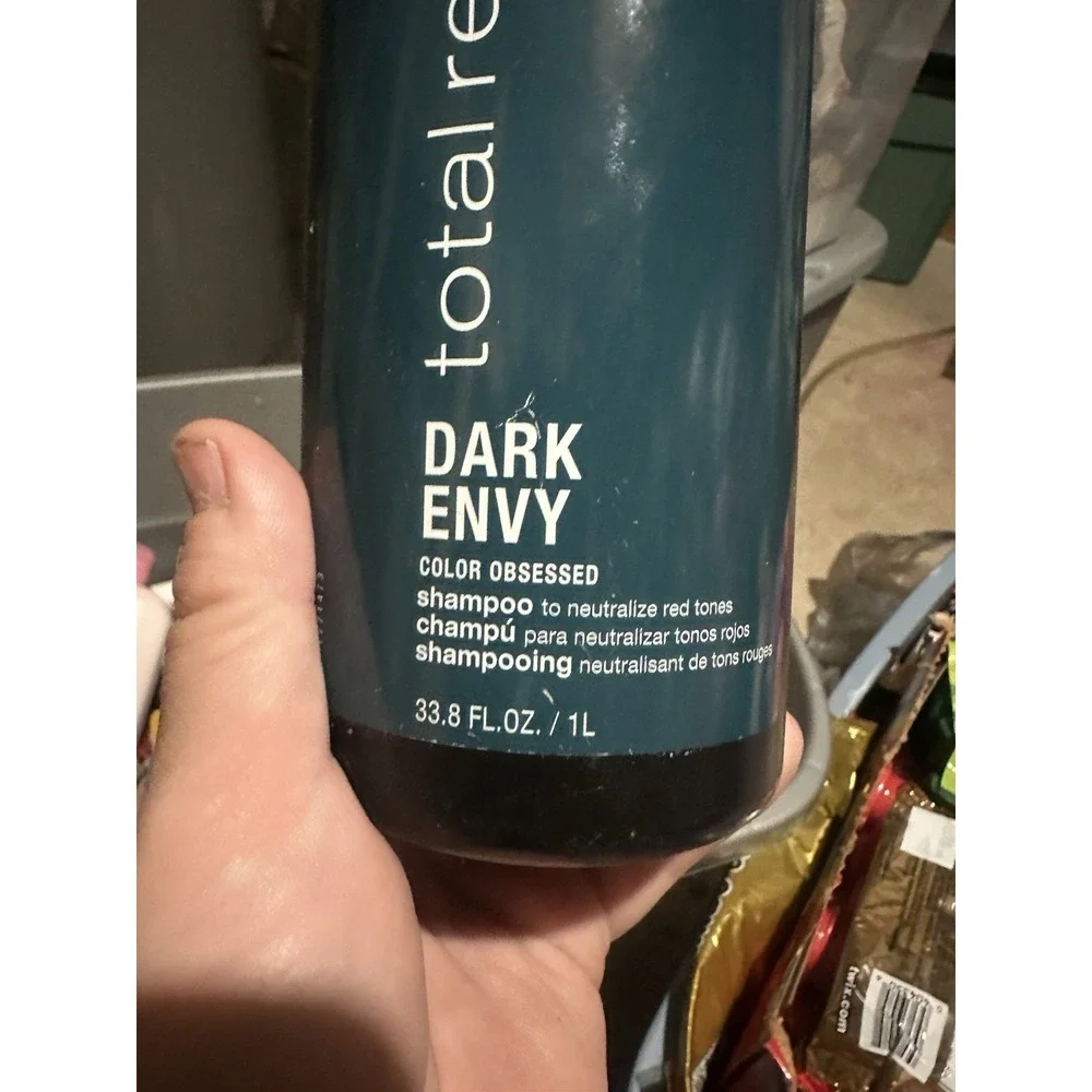 Matrix Total Results Dark Envy Color Obsessed Hair shampoo 33.8 oz Open Used
